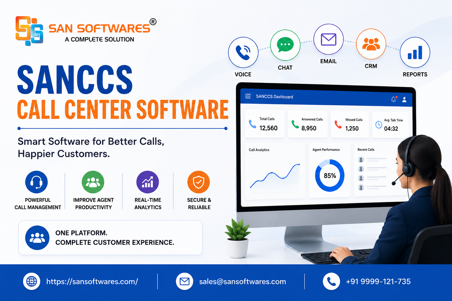 SanCCS - Best Call Center Solution & Contact Center Software